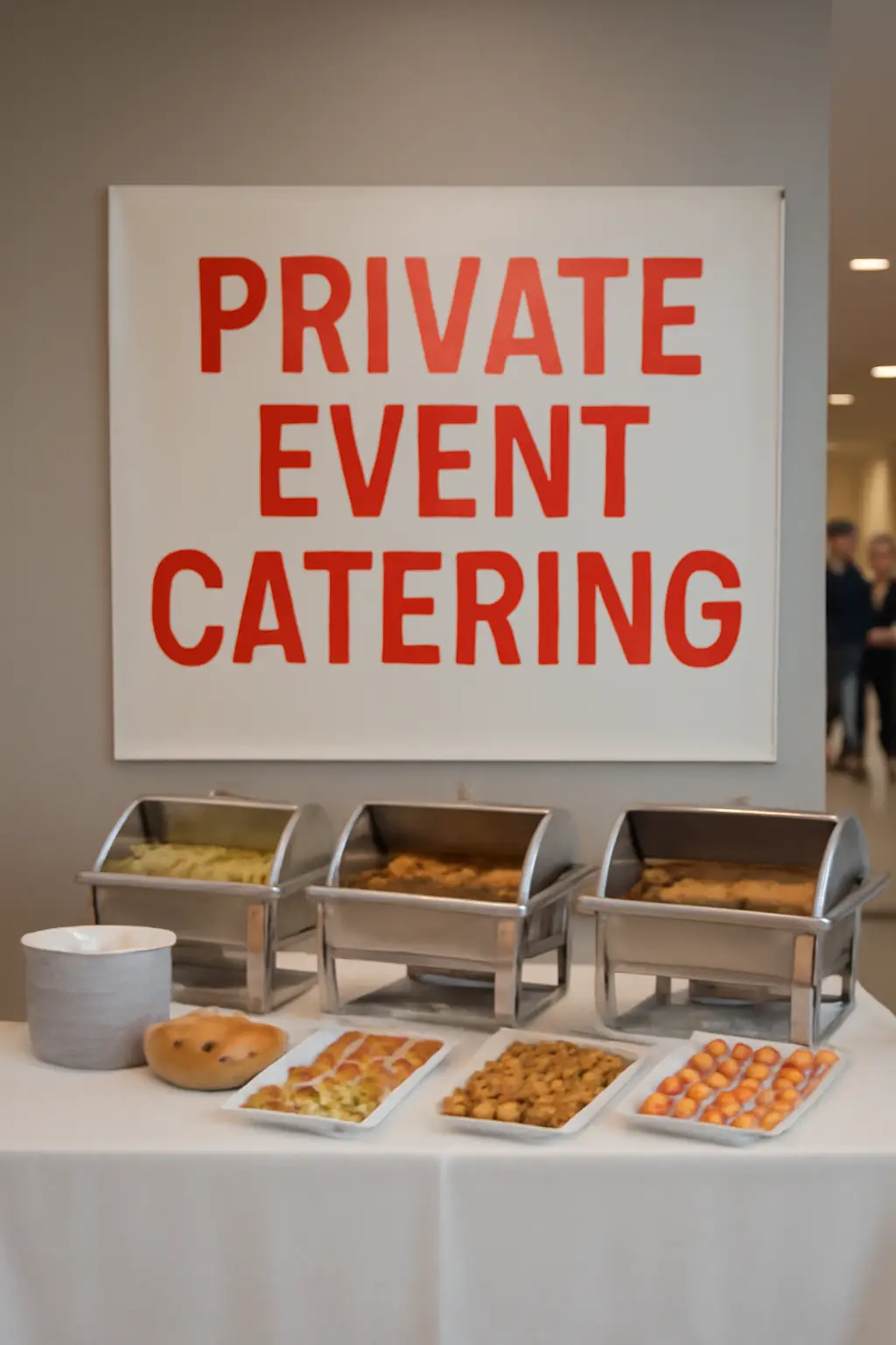 Private event catering buffet