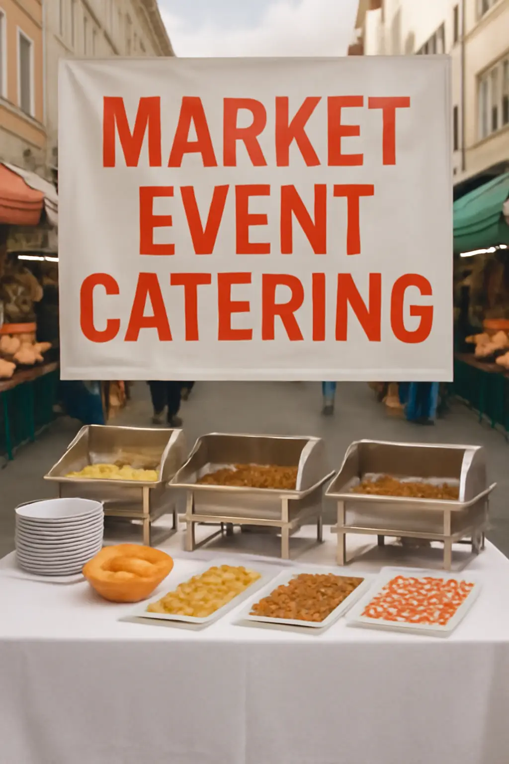 Market stall catering service