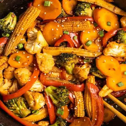 Korean Gochujang Mix Veggie Fry