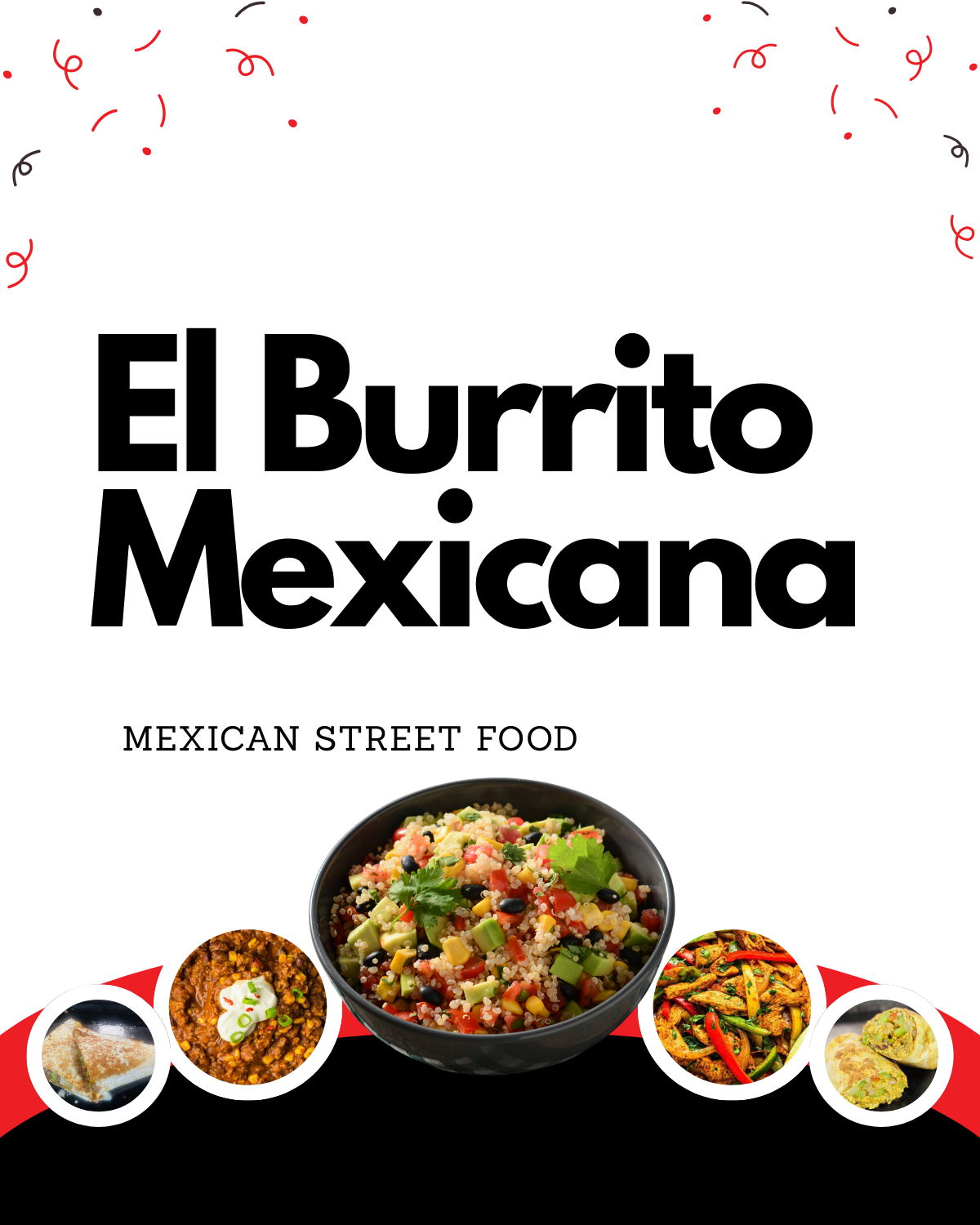 El Burrito Mexicana menu cover
